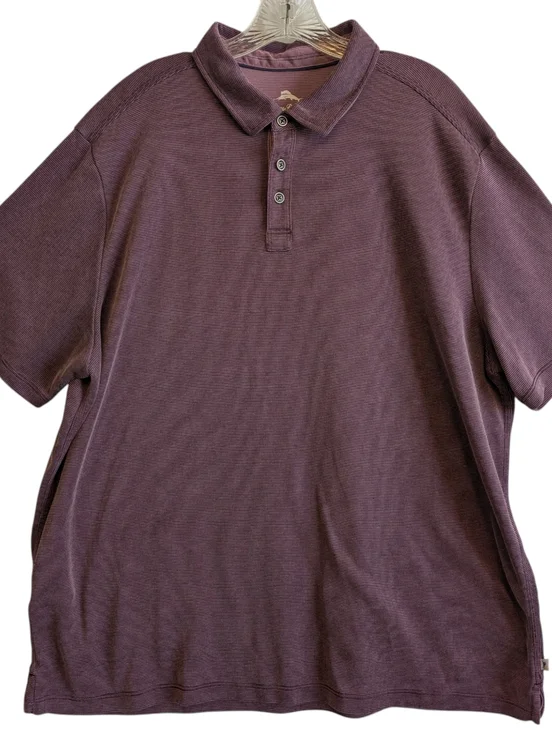 Tommy Bahama Polo Shirt Men’s Sz XXL Short Sleeve Tencel Blend Hi - Picture 3 of 5